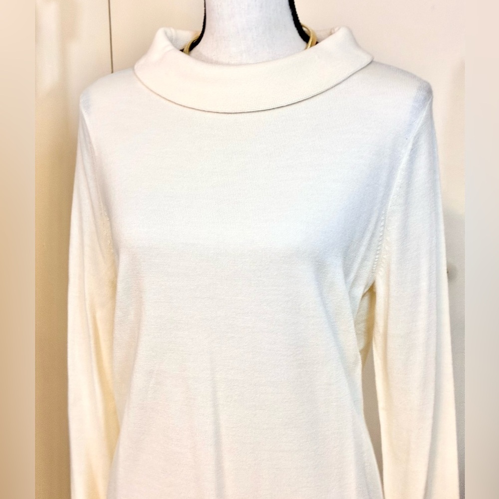 Ballet Mock-Tneck Talbots Top w/ 3/4 Sleeve